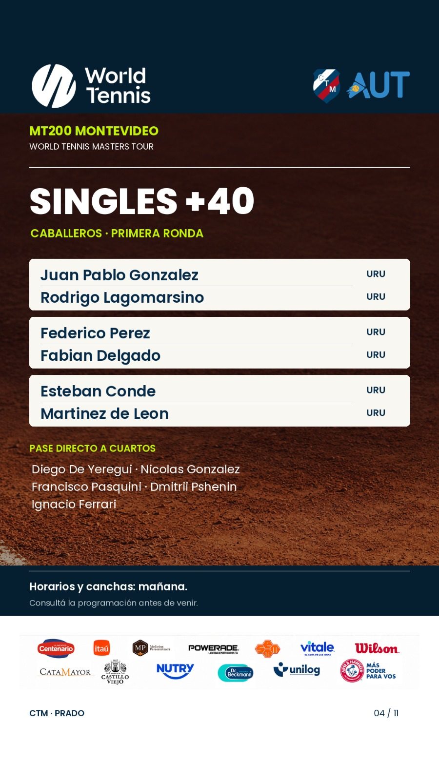 Imagen de la galería de Seugui los Resultados y Canchas del Mt200