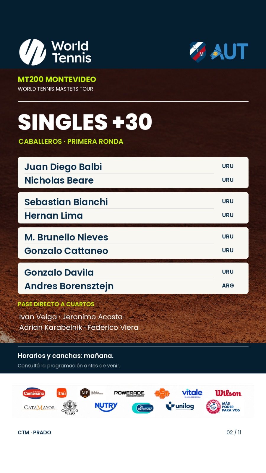 Imagen de la galería de Seugui los Resultados y Canchas del Mt200